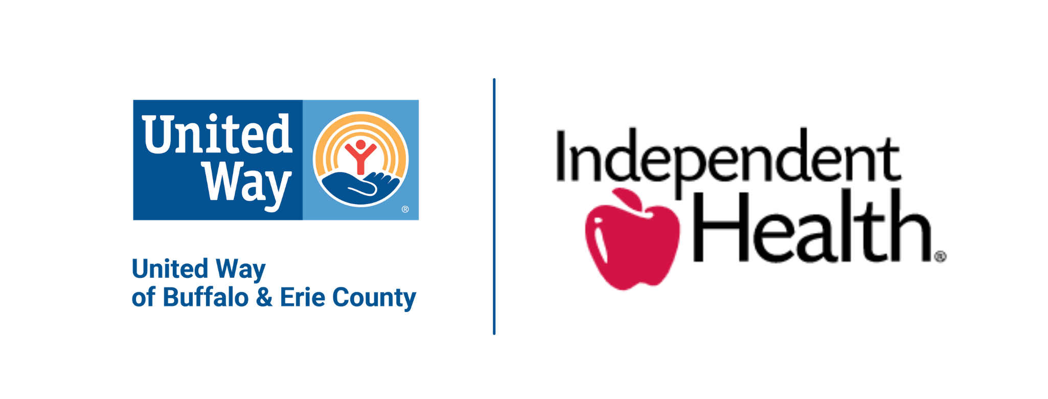 United Way and Independent Health logos