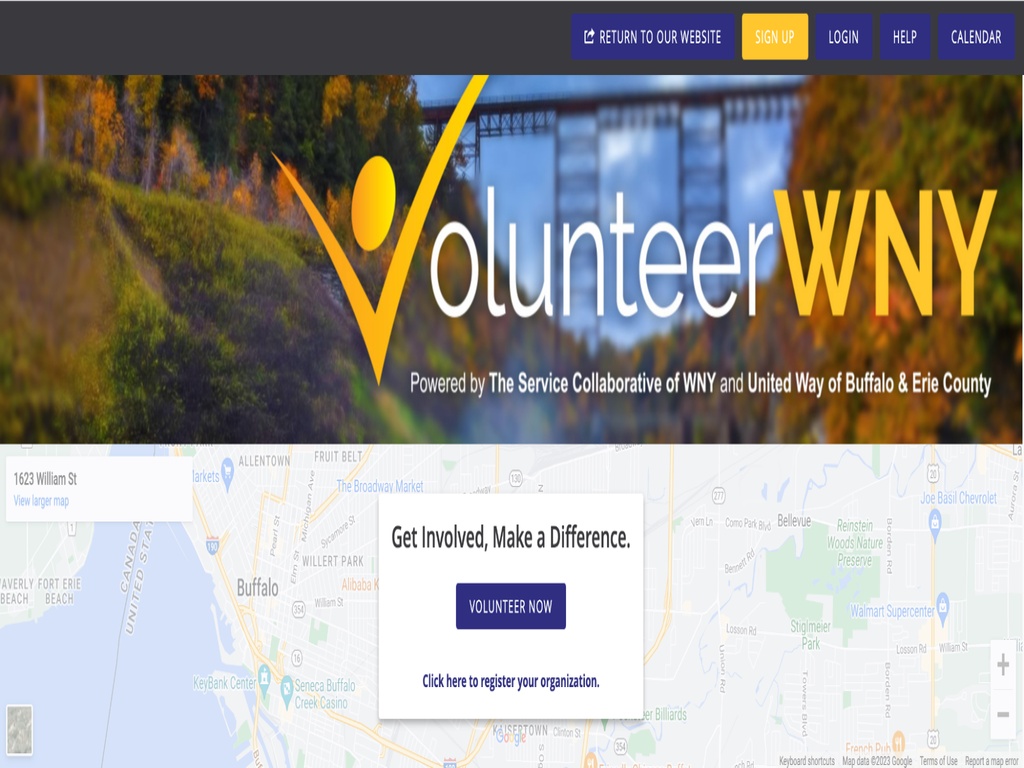Volunteer WNY home page